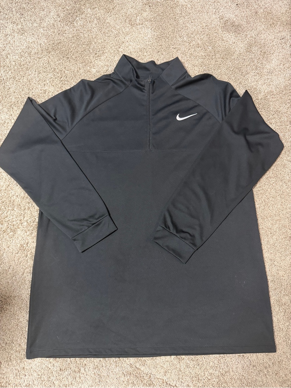 Nike Black Golf Dry-Fit Standard Fit Pullover
